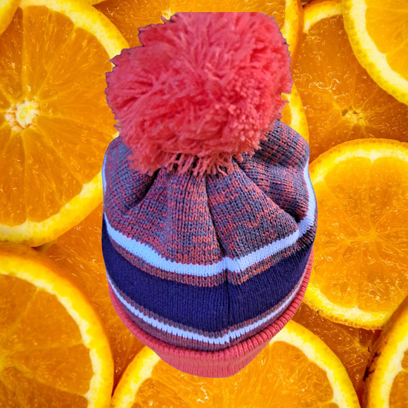 New 47  Clemson‎ Tigers Pom Pom Knit Hat - Picture 3 of 5